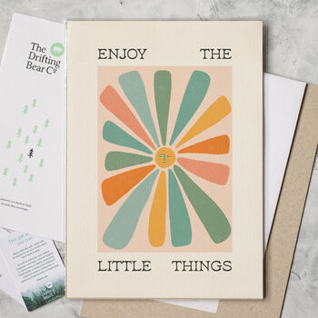 'Enjoy The Little Things' Graphic Print, 2 of 5