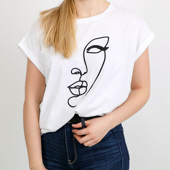 Abstract Face T Shirt, 2 of 2