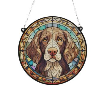 Spaniel Stained Glass Effect Suncatcher, 3 of 6