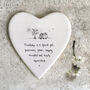 Friendship Is A Special Gift East Of India Porcelain Coaster, thumbnail 2 of 5