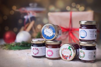 Christmas Unusual Jam And Marmalade Taster Box, 4 of 4