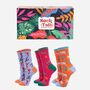 Jungle Animals Colourful Bamboo Socks Gift Box, thumbnail 1 of 4
