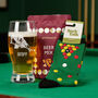 Snooker Pint Glass, Socks And Snacks Gift Set, thumbnail 1 of 6