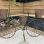 Steel Bike Planter, thumbnail 1 of 12