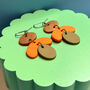 Petals Colour Block Earrings, thumbnail 3 of 5