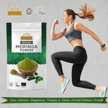 Organic Moringa Powder 100g Immunity Energy, 6 of 11