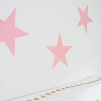 Large Stars Decorative Wall Stickers, 3 of 5