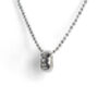 Personalised Good Luck Silver Three Charm Necklace, thumbnail 6 of 8