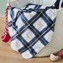 Personalised Dogs Checked Fleece Blanket, thumbnail 1 of 4