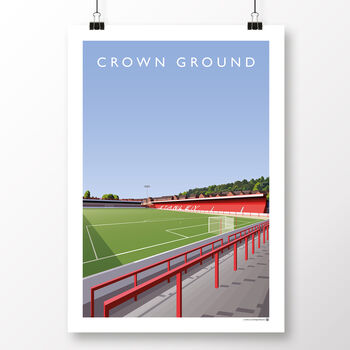 Accrington Stanley Crown Ground Poster, 2 of 8