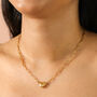 Gold Stainless Steel Magnetic Heart Pendant Necklace, thumbnail 3 of 5