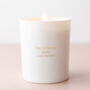 Christmas Message Personalised Candle, thumbnail 3 of 4