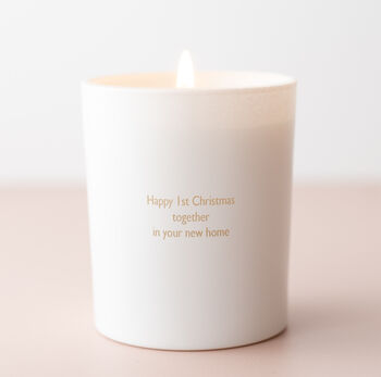 Christmas Message Personalised Candle, 3 of 4