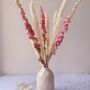 Pampas Grass And Delphiniums With Vase, thumbnail 1 of 2