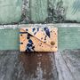 Personalised Blue Splat Leather Wallet, thumbnail 3 of 9