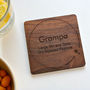 Personalised Wooden Drinks Coaster, thumbnail 3 of 4