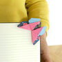 Personalised Teacher Thank You Card Butterfly Bookmark, thumbnail 3 of 4