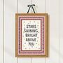 Stars Shining Bright Above You Print, thumbnail 3 of 6