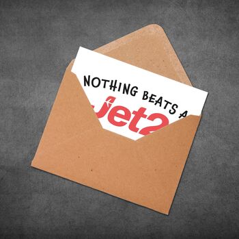 Funny Birthday Card, Jet2 Holiday Meme Design, 5 of 7