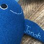 Blue Whale Soft Toy Handmade And Personalised, thumbnail 6 of 7