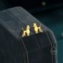 Sterling Silver Tiny Poodle Dog Stud Earrings, thumbnail 2 of 12