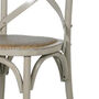 Hampshire Elm Wood X Back Dining Chair, thumbnail 2 of 2