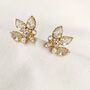 Hokaluni Diamond Cluster Earrings On 18k Gold, thumbnail 1 of 4