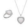 Opal Heart Ring Gift Set, thumbnail 7 of 8
