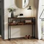 Two Tier Entryway Table Narrow Console Table, thumbnail 1 of 6