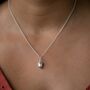 Sterling Silver Acorn Charm Necklace, thumbnail 2 of 6