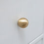 Solid Brass Cylindrical Drawer Knob, thumbnail 2 of 7