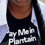 Pay Me In Plantain T Shirt Unisex Black, thumbnail 3 of 3