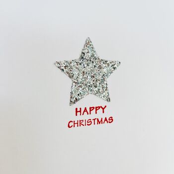 Sparkly Star Christmas Card, 2 of 2