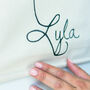 Personalised Baby Name Wall Hanging With Balloon, thumbnail 3 of 5