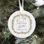 Our First Christmas Together Ornament With Names, thumbnail 2 of 7