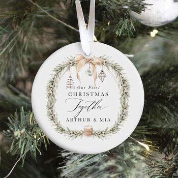 Our First Christmas Together Ornament With Names, 2 of 7