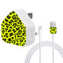 Neon Leopard Charger And Cable Sticker, thumbnail 9 of 10