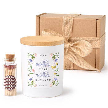 Another Year Another Blossom Birthday Candle Gift, 6 of 6