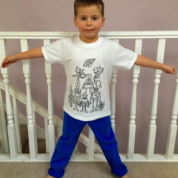 Colour In Childrens Guitars T Shirt, 4 of 8