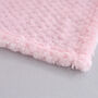 Personalised Pink Honeycomb Baby Blanket, thumbnail 8 of 8