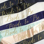 Personalised Bold Glitter Print Hen Party Sash, thumbnail 4 of 4