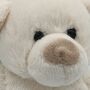 Mini Cream Bear Soft Toy Plush In Gift Box, thumbnail 5 of 5
