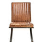 Ribbed Leather Lounger, thumbnail 4 of 5