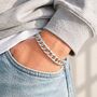 Chunky Stainless Steel Men's Curb Bracelet, thumbnail 1 of 7