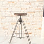 Industrial Style Adjustable Stool Seating, thumbnail 3 of 4