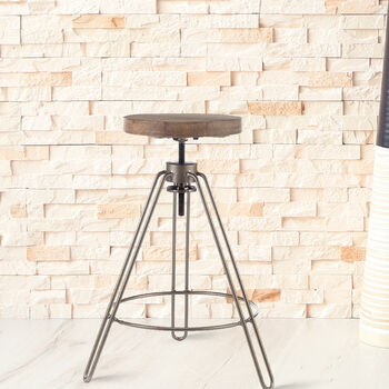 Industrial Style Adjustable Stool Seating, 3 of 4