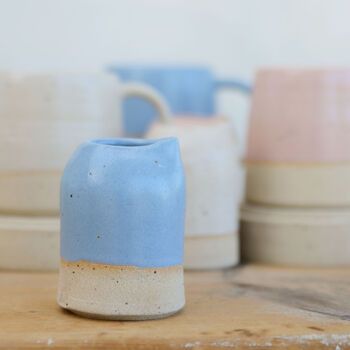 Handmade Stone Ceramic Milk Jug, 5 of 7