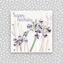 Happy Birthday Card White Floral Card For Her, thumbnail 1 of 3