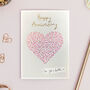 Anniversary Card With Gold Foiled Heart, thumbnail 1 of 1