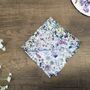 Liberty Wildflower Cravat And Pocket Square Set For Men And Boys, thumbnail 5 of 6